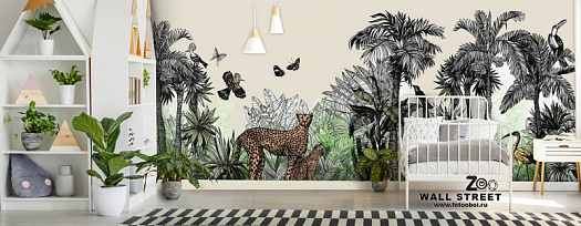 Фотообои в интерьере артикул Zoo 26, ZOO, Wall street