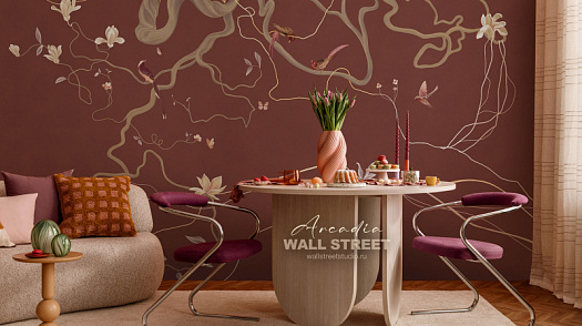 Фотообои в интерьере артикул ARCADIA 17, ARCADIA 1, Wall street