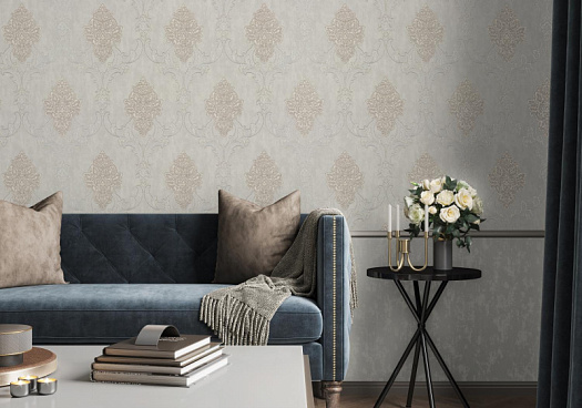 Обои в интерьере артикул PL72078-42, Палитра, Палитра