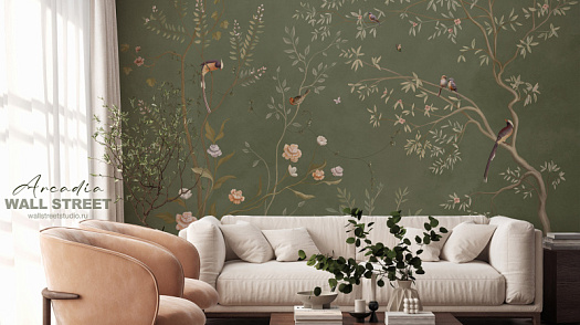 Фотообои в интерьере артикул ARCADIA 23, ARCADIA 1, Wall street