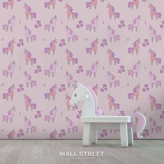 Фотообои в интерьере артикул Unicorn Valley 3, UNICORN VALLEY, Wall street