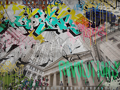 Фотообои GRUNGE 22, GRUNGE, Wall street